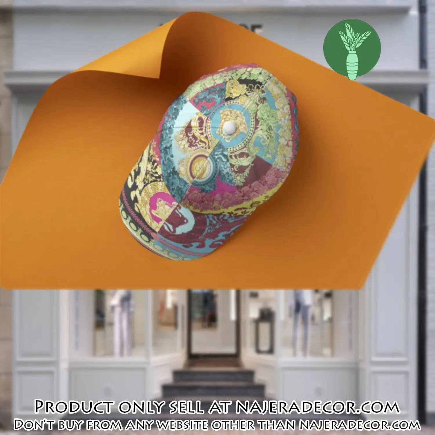 Versace luxury cap print 3d trending cap ctc1138 njr2146586